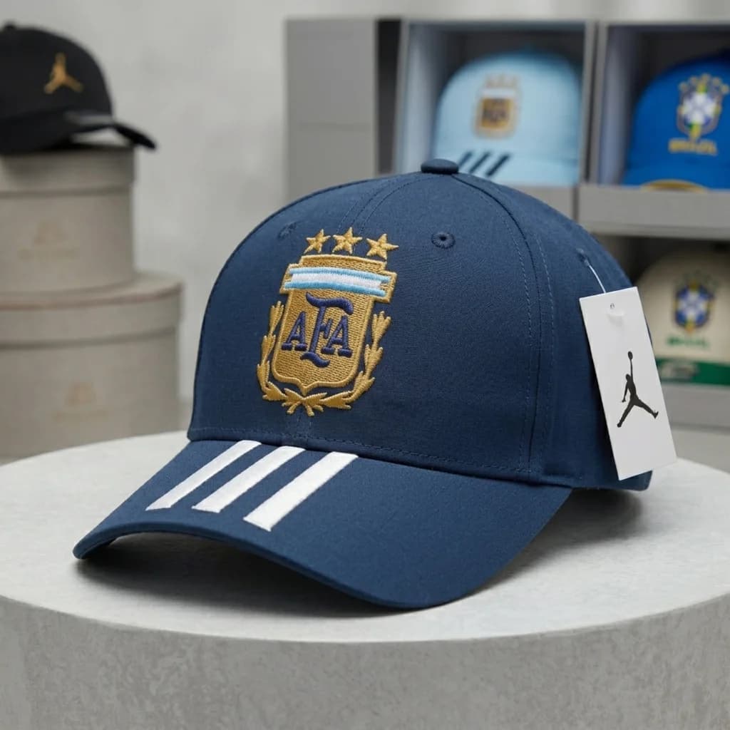 ARGENTINA BLACK - EMBROIDERED CAP