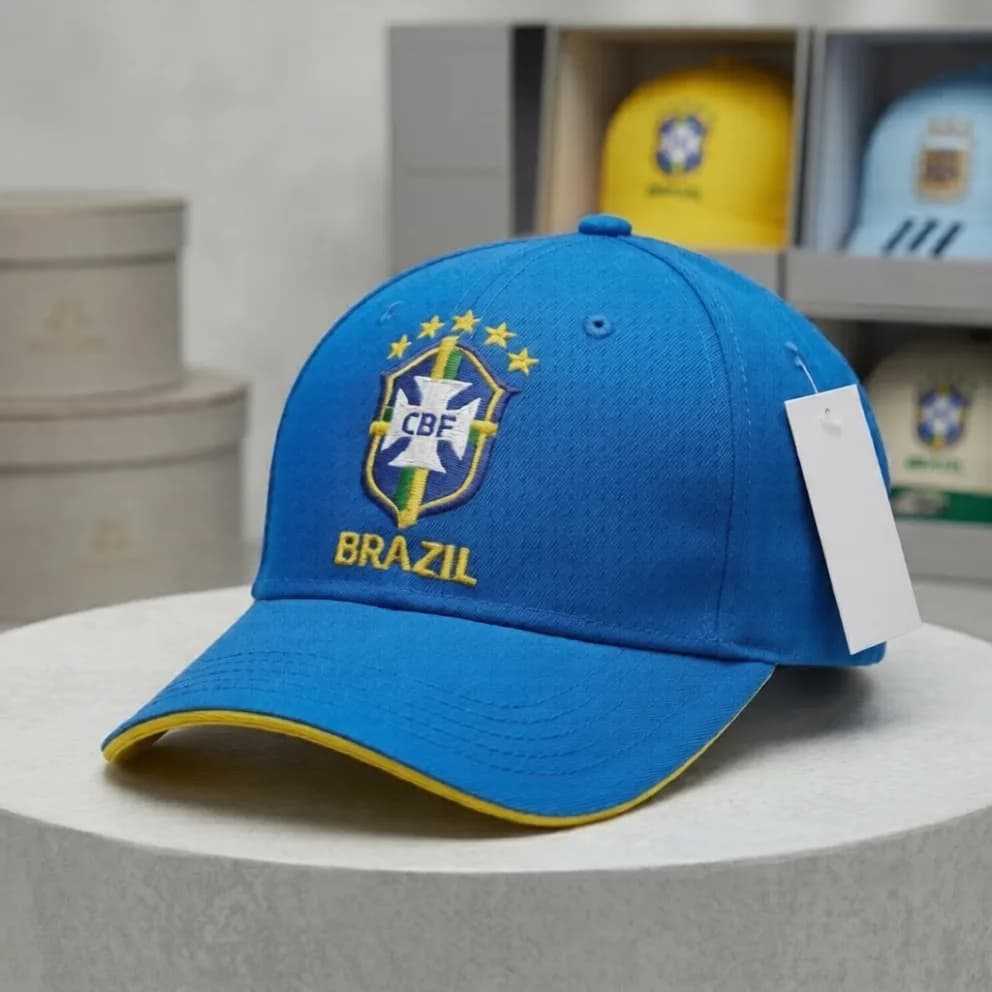 BRAZIL BLUE - EMBROIDERED CAP
